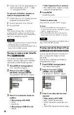 Preview for 30 page of Sony DVP-K68P Operating Instructions Manual