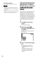 Preview for 32 page of Sony DVP-K68P Operating Instructions Manual