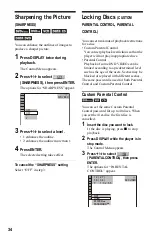 Preview for 34 page of Sony DVP-K68P Operating Instructions Manual