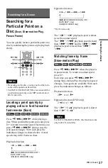 Preview for 37 page of Sony DVP-K68P Operating Instructions Manual