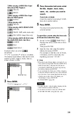 Preview for 39 page of Sony DVP-K68P Operating Instructions Manual