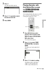 Preview for 43 page of Sony DVP-K68P Operating Instructions Manual