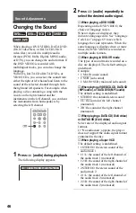 Preview for 46 page of Sony DVP-K68P Operating Instructions Manual