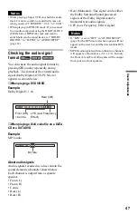 Preview for 47 page of Sony DVP-K68P Operating Instructions Manual