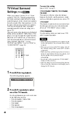 Preview for 48 page of Sony DVP-K68P Operating Instructions Manual