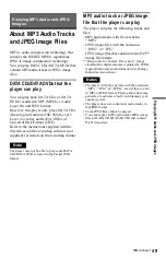 Preview for 49 page of Sony DVP-K68P Operating Instructions Manual