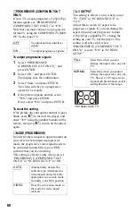 Preview for 60 page of Sony DVP-K68P Operating Instructions Manual