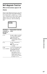 Preview for 67 page of Sony DVP-K68P Operating Instructions Manual