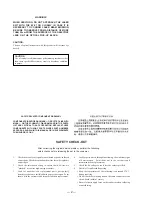 Preview for 2 page of Sony DVP-K800D Service Manual