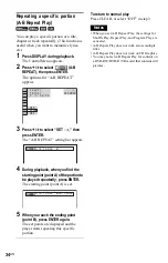 Preview for 34 page of Sony DVP-K85P - Karaoke Dvd Player Operating Instructions Manual