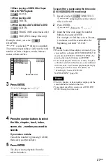 Preview for 37 page of Sony DVP-K85P - Karaoke Dvd Player Operating Instructions Manual