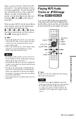 Preview for 57 page of Sony DVP-K85P - Karaoke Dvd Player Operating Instructions Manual