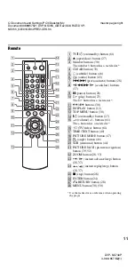 Preview for 11 page of Sony dvp-k870p Operating Instructions Manual