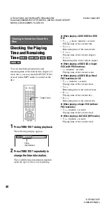 Preview for 40 page of Sony dvp-k870p Operating Instructions Manual