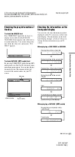 Preview for 41 page of Sony dvp-k870p Operating Instructions Manual