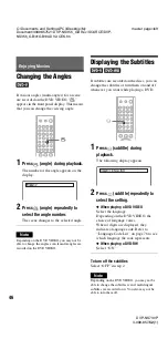 Preview for 46 page of Sony dvp-k870p Operating Instructions Manual