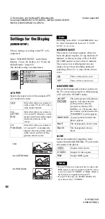 Preview for 64 page of Sony dvp-k870p Operating Instructions Manual