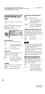 Preview for 66 page of Sony dvp-k870p Operating Instructions Manual