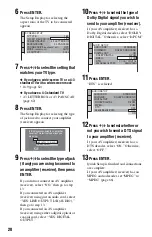 Preview for 20 page of Sony DVP-K88P Operating Instructions Manual