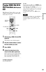 Preview for 25 page of Sony DVP-K88P Operating Instructions Manual