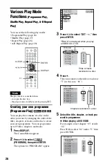 Предварительный просмотр 26 страницы Sony DVP-K88P Operating Instructions Manual