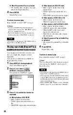 Preview for 28 page of Sony DVP-K88P Operating Instructions Manual