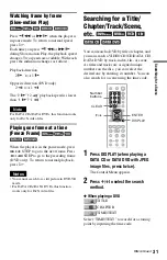 Preview for 31 page of Sony DVP-K88P Operating Instructions Manual