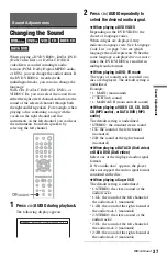 Preview for 37 page of Sony DVP-K88P Operating Instructions Manual