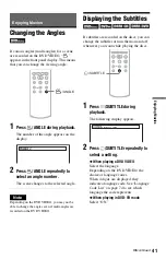 Предварительный просмотр 41 страницы Sony DVP-K88P Operating Instructions Manual