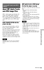 Preview for 45 page of Sony DVP-K88P Operating Instructions Manual