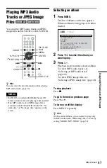 Предварительный просмотр 47 страницы Sony DVP-K88P Operating Instructions Manual