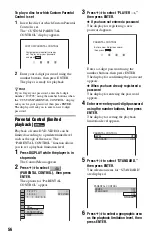 Предварительный просмотр 56 страницы Sony DVP-K88P Operating Instructions Manual