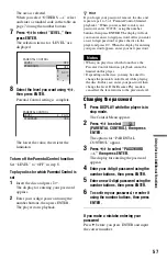 Preview for 57 page of Sony DVP-K88P Operating Instructions Manual