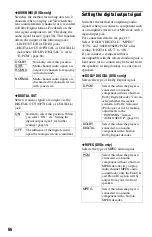 Preview for 66 page of Sony DVP-K88P Operating Instructions Manual