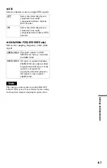 Preview for 67 page of Sony DVP-K88P Operating Instructions Manual