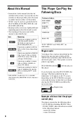 Preview for 6 page of Sony DVP-LS500 Operating Instructions Manual