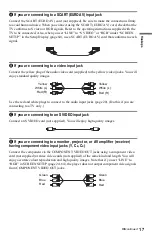 Preview for 17 page of Sony DVP-LS500 Operating Instructions Manual