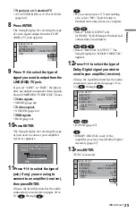 Preview for 25 page of Sony DVP-LS500 Operating Instructions Manual