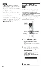 Preview for 30 page of Sony DVP-LS500 Operating Instructions Manual