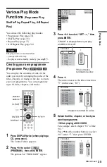 Preview for 35 page of Sony DVP-LS500 Operating Instructions Manual