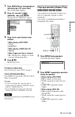 Предварительный просмотр 37 страницы Sony DVP-LS500 Operating Instructions Manual