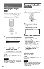 Preview for 52 page of Sony DVP-LS500 Operating Instructions Manual