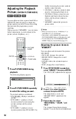 Preview for 54 page of Sony DVP-LS500 Operating Instructions Manual