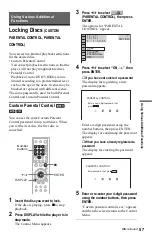 Preview for 57 page of Sony DVP-LS500 Operating Instructions Manual