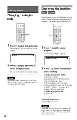 Предварительный просмотр 48 страницы Sony DVP-LS755P Operating Instructions Manual