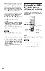 Предварительный просмотр 52 страницы Sony DVP-LS755P Operating Instructions Manual