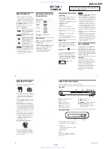 Preview for 5 page of Sony DVP-LS755P Service Manual