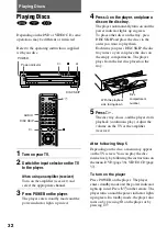 Предварительный просмотр 32 страницы Sony DVP-NC600 - Cd/dvd Player Operating Instructions Manual