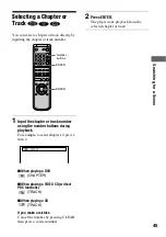 Предварительный просмотр 45 страницы Sony DVP-NC600 - Cd/dvd Player Operating Instructions Manual