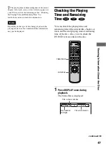 Предварительный просмотр 47 страницы Sony DVP-NC600 - Cd/dvd Player Operating Instructions Manual